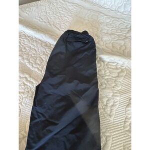 Ski Snowboard/Snow  Shell Pant Cover. White Sierra Medium Nylon Black. Non-Lined